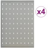 Zidne ploče za alat 4 kom 40 x 58 cm čelične | shoptok.hr