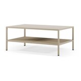 Marckeric Kremno bela kovinska klubska mizica 60x100 cm Fayna – | Shoptok.si