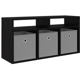  Nizek šalter s predalom Črna Orehovina 87 x 27,5 x 43 cm, (5000238865) | Shoptok.si