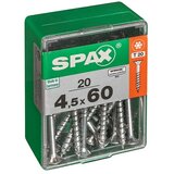 SPAX Univerzalni vijak T-Star plus (Ø x D: 4,5 x 60 mm, Površina WIROX, T-Star plus, 20 Kom.) | shoptok.hr