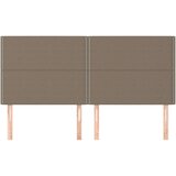  Uzglavlje 4 kom smeđesivi 100x5x78/88 cm od tkanine | shoptok.hr