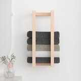 Stalak za ručnike 23 x 18 x 60 cm od masivne borovine | shoptok.hr