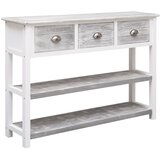 The Living Store Komoda antično siva 108x30x76 cm trden les pavlovnije - Komoda, (21662078) | Shoptok.si