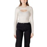 Only Puloverji ONLMEDDI LS CABLE CROP O-NECK CC KNT 15339582 Bež Cene
