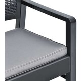  Sedežna garnitura 3-delna plastika antracitna | Shoptok.si