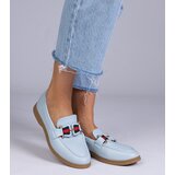 D/CEO marka niezdefiniowana Blue faux leather loafers with decoration Kalenda | shoptok.hr