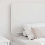 vidaXL Vzglavje z vzglavjem Bela 75 cm Konstruiran les | Shoptok.si