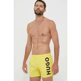 Hugo Kopalne kratke hlače rumena barva