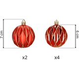  Ca1401 božićne kuglice 6 cm 6 kom. | shoptok.hr
