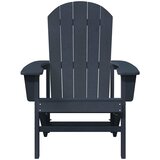  Adirondack stolica Mornarsko plava 82 x 74 x 92 cm HDPE | shoptok.hr