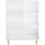  Komoda sjajna bijela 69,5x32,5x90 cm od konstruiranog drva | shoptok.hr