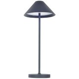 Kelu Liberty lampa, aluminijska stolna svjetiljka s crnom baterijom od 3W | shoptok.hr