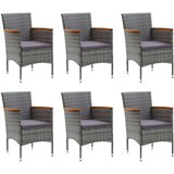 vidaXL 11-dijelni vrtni blagovaonski set sivi | shoptok.hr