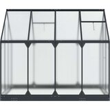  Rastlinjak v vrtu z vrati Antracit 183,5 x 243,5 x 207 cm, (5000288590) | Shoptok.si