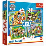 Tref line puzzle 4 u 1 holiday paw patrol ( T34395 ) Cene