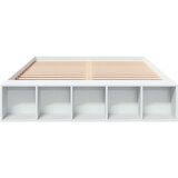  Okvir za krevet bijeli 150x200 cm konstruirano drvo | shoptok.hr