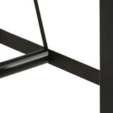 Barski stol 150 x 70 x 107 cm masivno drvo bagrema i željezo | shoptok.hr