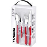 Amefa Jedilni pribor 24-delni Eclat rdeč, (20941564) | Shoptok.si