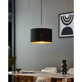 Eglo visilica Zaragoza 900145, 1x E27, Ø38 cm, crna/zlatna s uzorkom | shoptok.hr