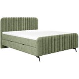 MID.YOU POSTELJA Z VZMETNICO 140 cm x 200 cm , les, tekstil, leseni material zelena | Shoptok.si