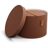 Bigso Rjave kartonaste škatle za shranjevanje v kompletu 2 ks s pokrovom/dekorativne ø 37,5x25 cm Rut Restore Paper Laminate – | Shoptok.si