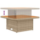  2 Kos Vrtna srednja sofa z dvigalno mizo poli ratan, (5000272267) | Shoptok.si