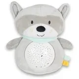 Noćna lampa i projektor sa belom bukom snuggly raccoon ( CAN1114 )