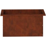  Vrtna posuda za sadnju s LED svjetlom Rđa 30 x 60 x 30 cm Slike