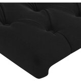  Uzglavlje s ušima crno 83 x 23 x 118/128 cm baršunasto | shoptok.hr