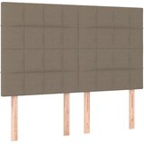  Okvir za krevet bez madraca smeđesivi 140 x 190 cm od tkanine | shoptok.hr