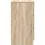  Noćni ormarić s 3 ladice sonoma hrast 39x35x65 cm | shoptok.hr