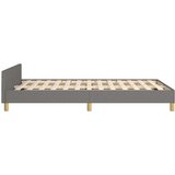  Okvir za krevet s uzglavljem tamnosivi 120x200 cm od tkanine | shoptok.hr