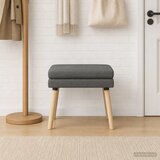  Klupa s dvostrukim slojem Tamnosiva 60 x 40 x 46 cm Tkanina | shoptok.hr