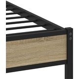 Metalni okvir kreveta bez madraca boja hrasta sonome 193x203 cm | shoptok.hr