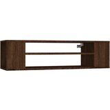 vidaXL Viseča TV omarica rjav hrast 100x30x26,5 cm inženirski les, (20733193) | Shoptok.si