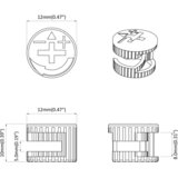  Matične zakovice 12 pcs Srebrno 12 x 10 mm Metal | Eponuda.com