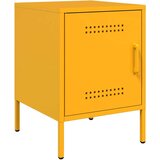 vidaXL Noćni ormarići 2 kom žuta boja senfa 36 x 39 x 50,5 cm čelični | shoptok.hr