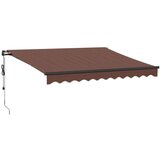 Tenda na automatsko uvlačenje smeđa 300 x 250 cm | shoptok.hr