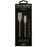 Max Mobile DATA KABEL MICRO USB KIRSITE SILVER 1m | shoptok.hr