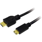 Logilink HDMI priključni kabel HDMI-A vtič\, HDMI-mini-C vtič 2.00 m črna CH0023 #####4K UHD HDMI kabel, (20415319) Cene