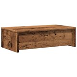 vidaXL Stojalo za zaslon s predali starinski les 50x27x15 cm inž. les | Shoptok.si