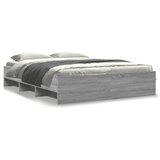 Maison Chic Posteljni okvir - Dvoposteljna postelja - Zakonska postelja brez vzmetnice 160x200 cm inženirski les-J3207, (21768498) | Shoptok.si