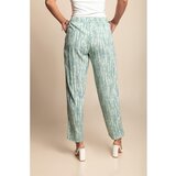 Fenzy Plus Size Hlače S Potiskom, Menta | Shoptok.si