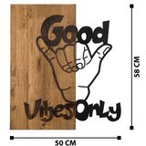 WALLXPERT dekorativni drveni zidni pribor good vibes | ePonuda.com