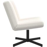 Stolica na kotačiće Krema 63 x 75 x 76 cm Janjeća koža | shoptok.hr