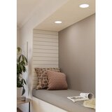 Eglo Fueva 5 ugradbena led, 10,5w, 1350lm, prečnik 166, ip44, bela/čelik/plastika | Eponuda.com