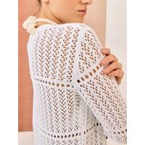 Sinsay Dugi ажur kardigan s vezanjem | shoptok.hr