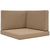 vidaXL Zunanja blazina za kavč 3 pcs Taupe Poliester, (5000232285) Cene
