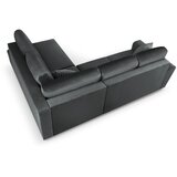 Cosmopolitan Design Tamno siva baršunasti sklopiva/s prostorom za odlaganje kutna garnitura (s desnim kutom/u obliku slova L) Kyoto – | shoptok.hr