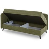 Meise Möbel Zeleni tapecirani krevet s prostorom za odlaganje 120x200 cm Kiruna – | shoptok.hr